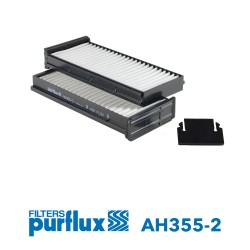 Filtro, aire habitáculo - PURFLUX-AH355-2