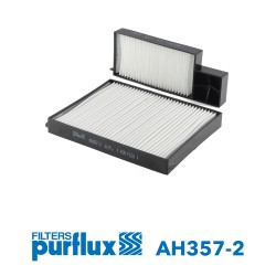 Filtro, aire habitáculo - PURFLUX-AH357-2