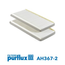 Filtro, aire habitáculo - PURFLUX-AH367-2