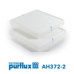 Filtro, aire habitáculo - PURFLUX-AH372-2