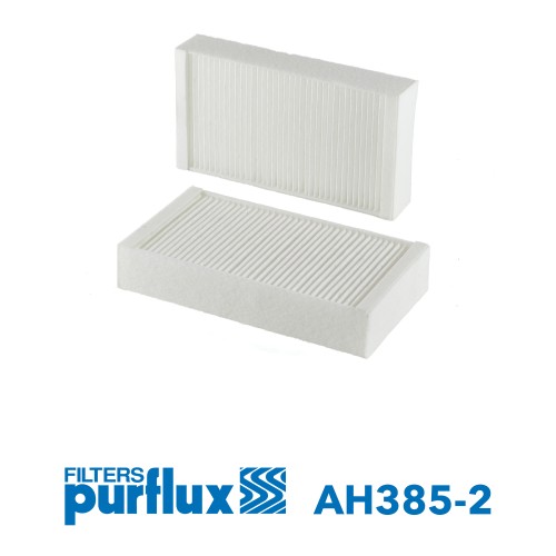 Filtro, aire habitáculo - PURFLUX-AH385-2