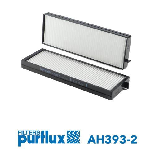 Filtro, aire habitáculo - PURFLUX-AH393-2