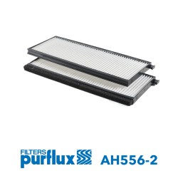 Filtro, aire habitáculo - PURFLUX-AH556-2