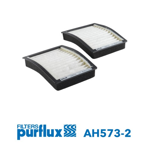 Filtro, aire habitáculo - PURFLUX-AH573-2