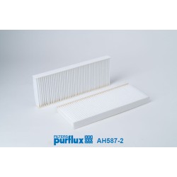 Filtro, aire habitáculo - PURFLUX-AH587-2
