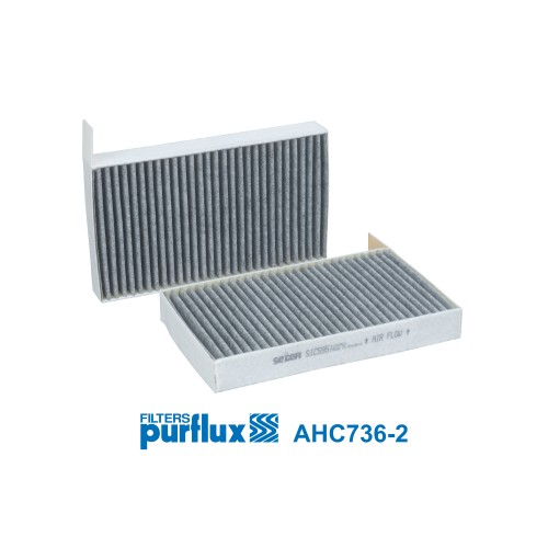Filtro, aire habitáculo - PURFLUX-AHC736-2 Filtro, aire habitáculo - PURFLUX-AHC736-2