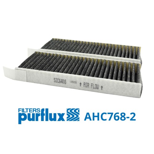 Filtro, aire habitáculo - PURFLUX-AHC768-2
