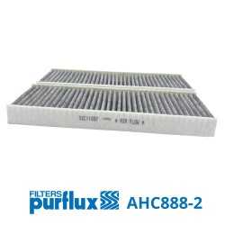 Filtro, aire habitáculo - PURFLUX-AHC888-2