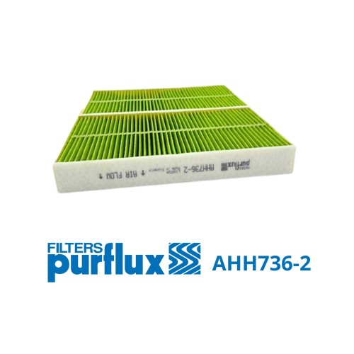 Filtro, aire habitáculo - PURFLUX-AHH736-2