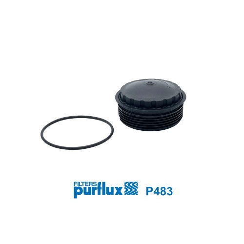 Cubierta, caja filtro de aceite - PURFLUX-P483 Cubierta, caja filtro de aceite - PURFLUX-P483