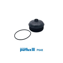 Cubierta, caja filtro de aceite - PURFLUX-P648